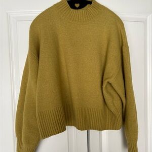 Monki Green Mockneck Sweater